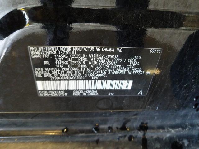 Photo 9 VIN: 2T3DK4DVXBW057863 - TOYOTA RAV4 LIMIT 