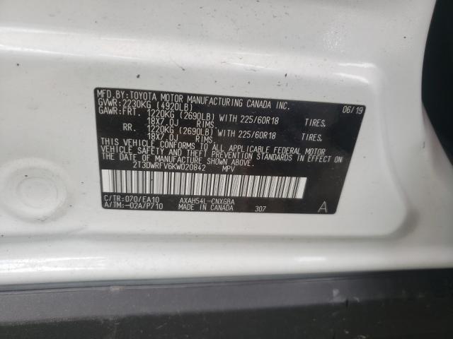 Photo 9 VIN: 2T3DWRFV6KW020842 - TOYOTA RAV4 LIMIT 