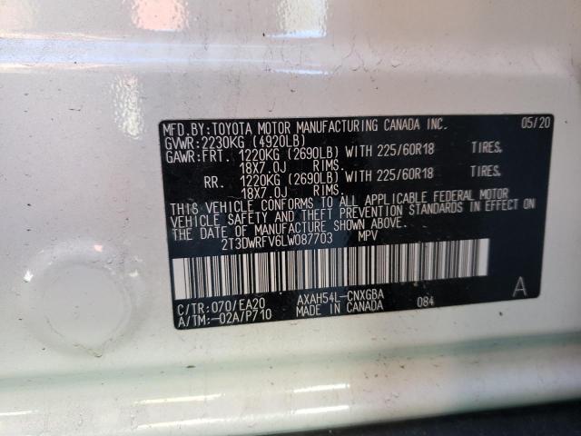 Photo 9 VIN: 2T3DWRFV6LW087703 - TOYOTA RAV4 LIMIT 