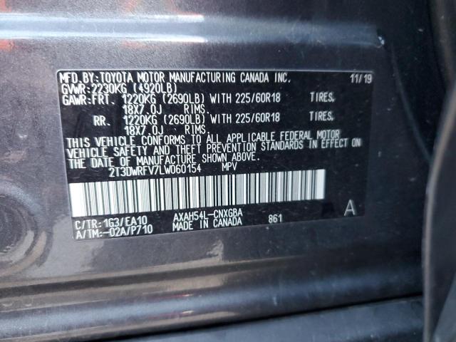 Photo 12 VIN: 2T3DWRFV7LW060154 - TOYOTA RAV4 LIMIT 