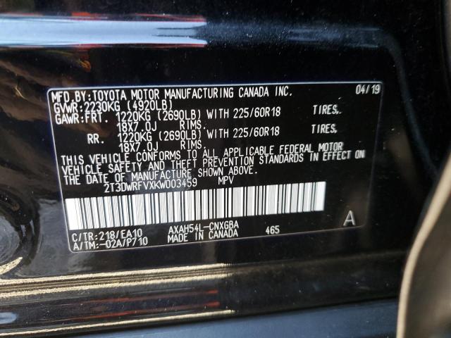 Photo 12 VIN: 2T3DWRFVXKW003459 - TOYOTA RAV4 LIMIT 