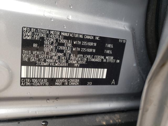 Photo 9 VIN: 2T3DWRFVXLW056891 - TOYOTA RAV4 LIMIT 