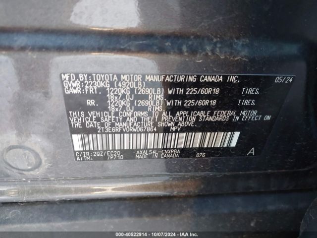 Photo 8 VIN: 2T3E6RFV0RW067864 - TOYOTA RAV4 