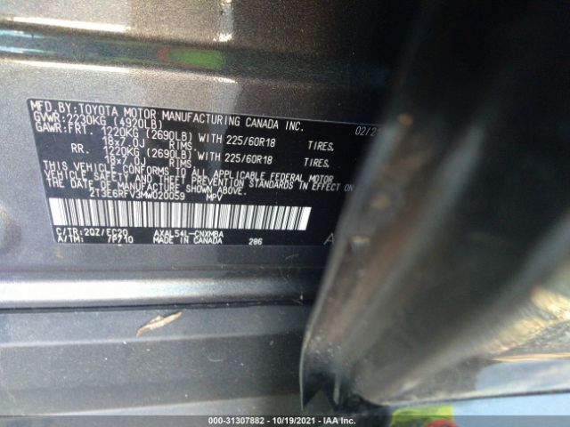 Photo 8 VIN: 2T3E6RFV3MW020059 - TOYOTA RAV4 