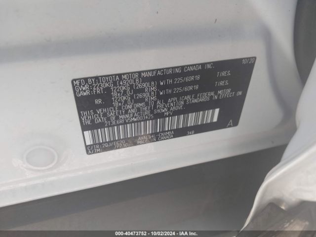 Photo 8 VIN: 2T3E6RFV5MW003425 - TOYOTA RAV4 