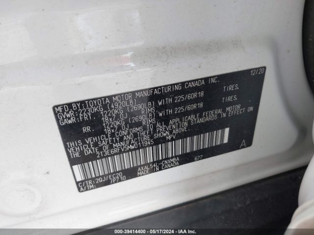 Photo 8 VIN: 2T3E6RFV5MW011945 - TOYOTA RAV4 