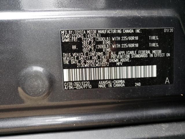 Photo 12 VIN: 2T3EWRFV2LW070272 - TOYOTA RAV4 