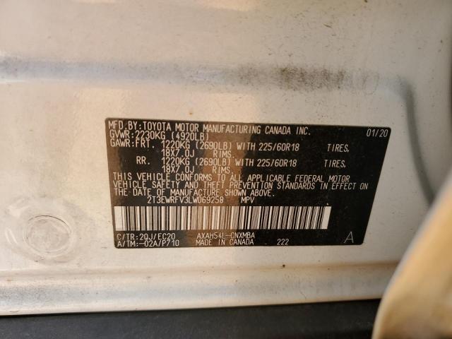 Photo 11 VIN: 2T3EWRFV3LW069258 - TOYOTA RAV4 XSE 