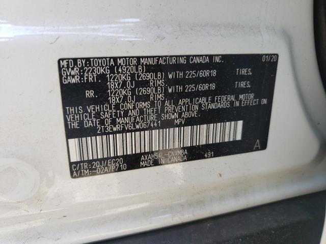 Photo 9 VIN: 2T3EWRFV6LW067441 - TOYOTA RAV4 XSE 