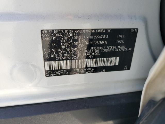 Photo 12 VIN: 2T3EWRFV7LW052933 - TOYOTA RAV4 XSE 