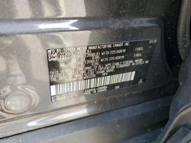 Photo 12 VIN: 2T3EWRFV8LW069286 - TOYOTA RAV4 XSE 