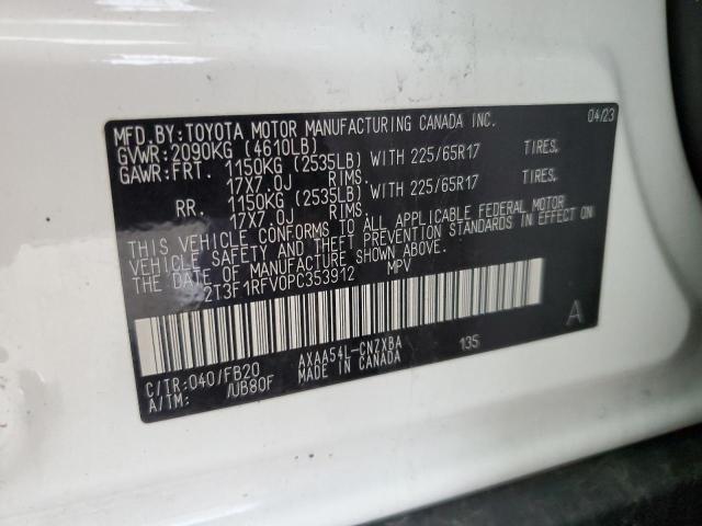 Photo 13 VIN: 2T3F1RFV0PC353912 - TOYOTA RAV4 LE 