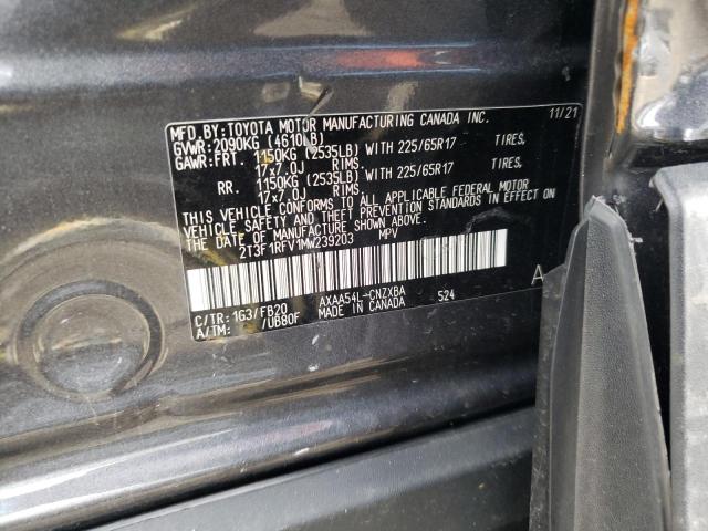 Photo 12 VIN: 2T3F1RFV1MW239203 - TOYOTA RAV4 LE 