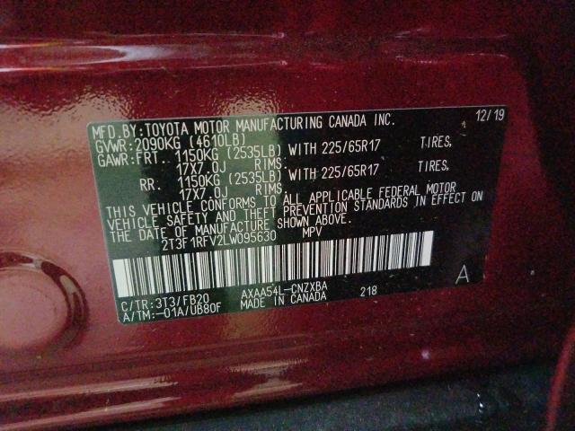 Photo 9 VIN: 2T3F1RFV2LW095630 - TOYOTA RAV4 