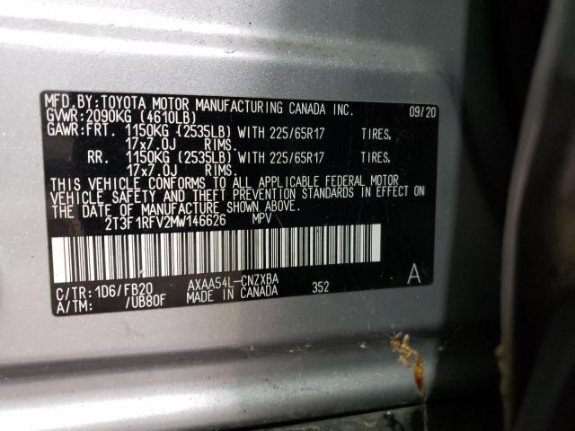 Photo 12 VIN: 2T3F1RFV2MW146626 - TOYOTA RAV4 