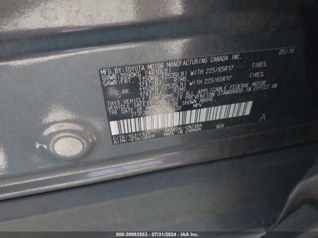 Photo 8 VIN: 2T3F1RFV3KW058410 - TOYOTA RAV4 