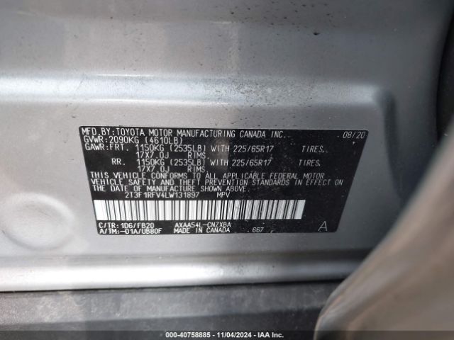 Photo 8 VIN: 2T3F1RFV4LW131897 - TOYOTA RAV4 