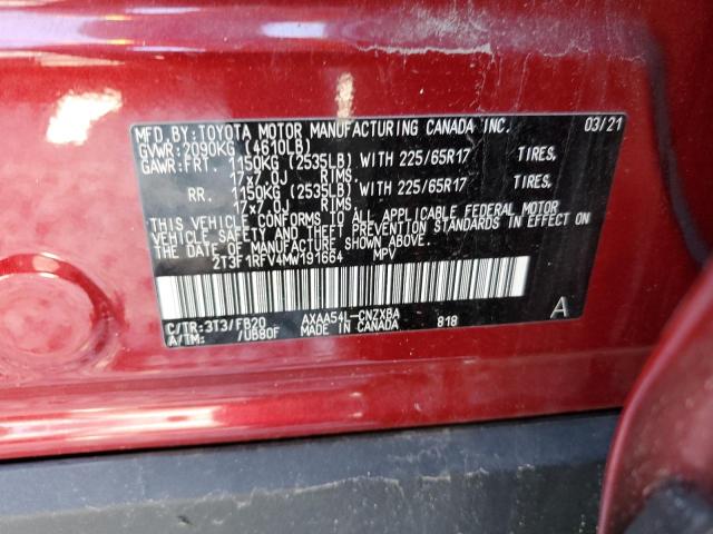 Photo 12 VIN: 2T3F1RFV4MW191664 - TOYOTA RAV4 