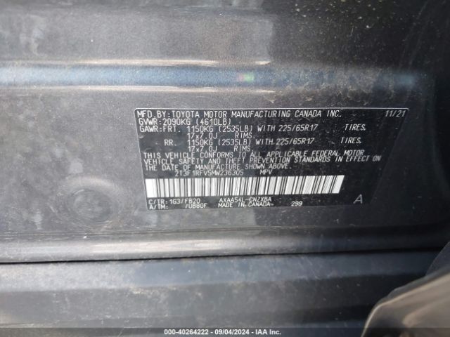 Photo 8 VIN: 2T3F1RFV5MW236305 - TOYOTA RAV4 