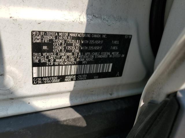 Photo 11 VIN: 2T3F1RFV6LW094271 - TOYOTA RAV4 LE 