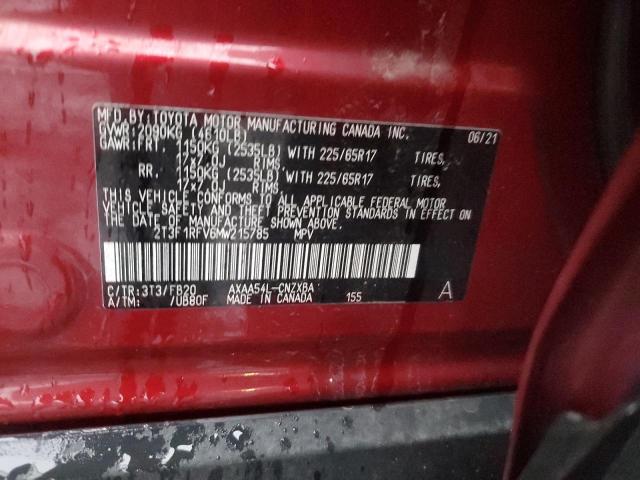 Photo 11 VIN: 2T3F1RFV6MW215785 - TOYOTA RAV4 