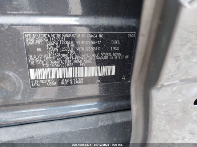 Photo 8 VIN: 2T3F1RFV6PC331655 - TOYOTA RAV4 