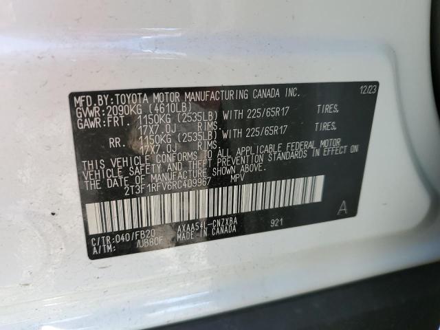 Photo 12 VIN: 2T3F1RFV6RC409967 - TOYOTA RAV4 