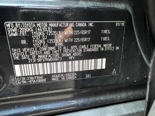 Photo 9 VIN: 2T3F1RFV7KW009873 - TOYOTA RAV4 