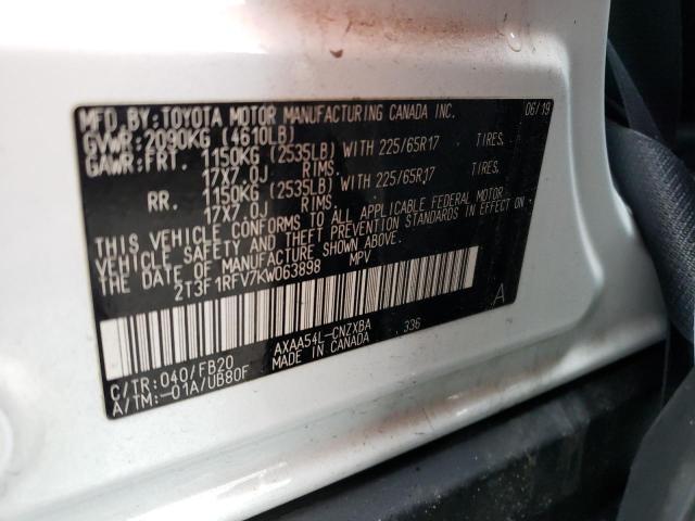 Photo 11 VIN: 2T3F1RFV7KW063898 - TOYOTA RAV4 LE 