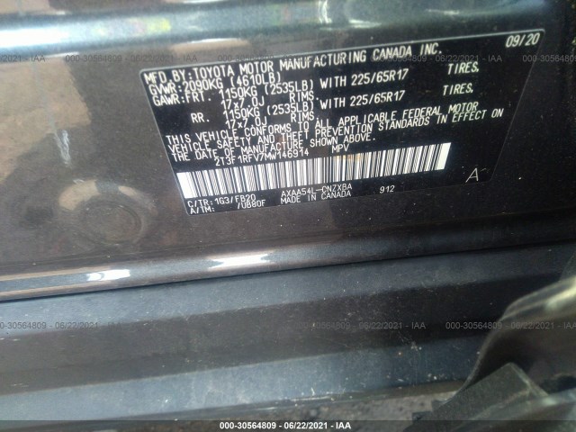 Photo 8 VIN: 2T3F1RFV7MW146914 - TOYOTA RAV4 