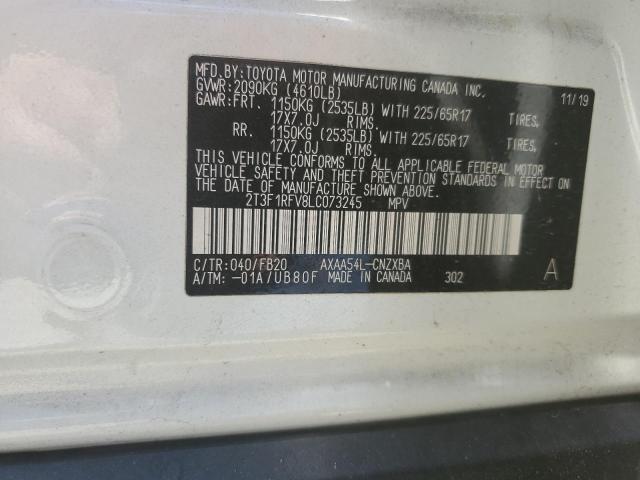 Photo 12 VIN: 2T3F1RFV8LC073245 - TOYOTA RAV4 LE 