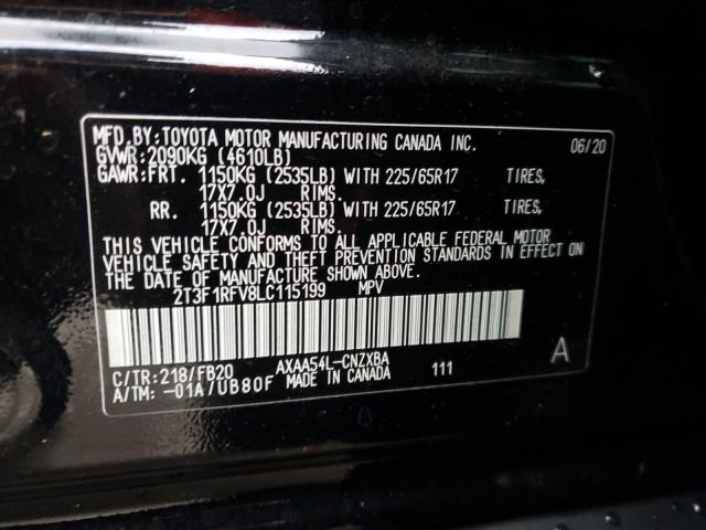 Photo 9 VIN: 2T3F1RFV8LC115199 - TOYOTA RAV4 LE 