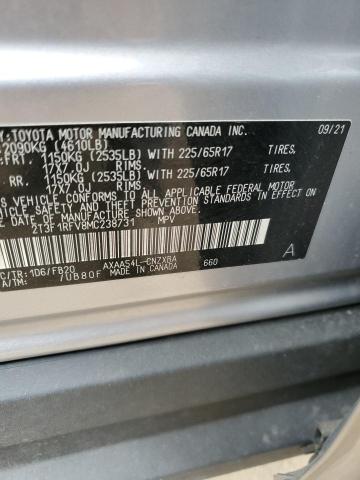 Photo 12 VIN: 2T3F1RFV8MC238731 - TOYOTA RAV4 LE 