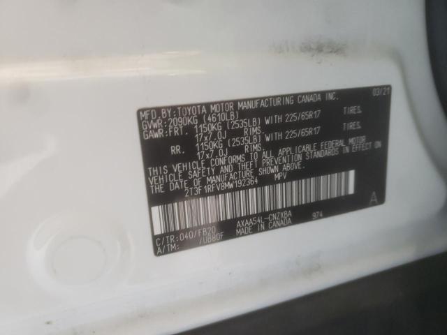 Photo 12 VIN: 2T3F1RFV8MW192364 - TOYOTA RAV4 LE 