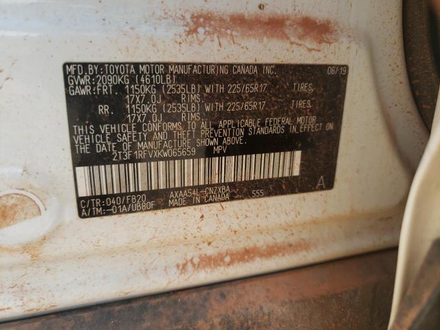 Photo 12 VIN: 2T3F1RFVXKW065659 - TOYOTA RAV4 LE 