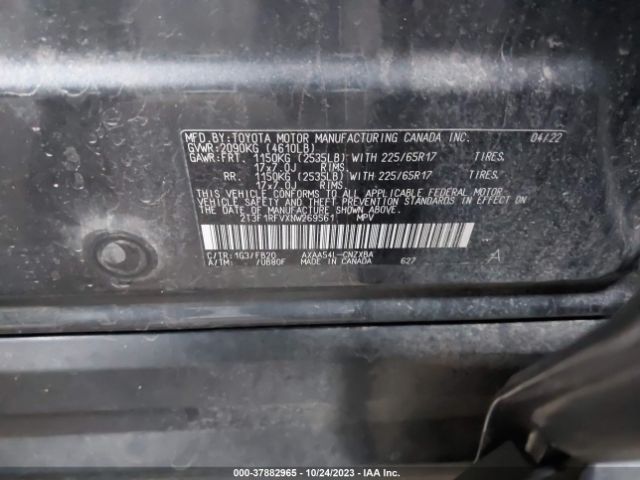 Photo 8 VIN: 2T3F1RFVXNW269561 - TOYOTA RAV4 