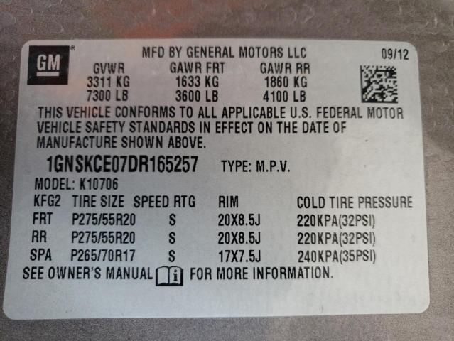 Photo 13 VIN: 2T3G1RFV0KW073046 - CHEVROLET TAHOE 