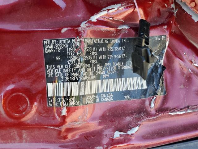 Photo 12 VIN: 2T3G1RFV1KW056384 - TOYOTA RAV4 