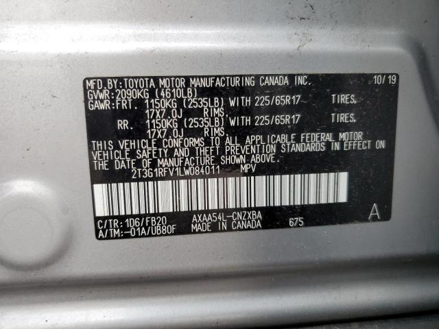 Photo 12 VIN: 2T3G1RFV1LW084011 - TOYOTA RAV4 LE 