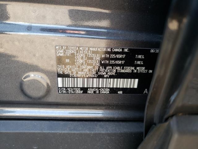 Photo 9 VIN: 2T3G1RFV1LW118447 - TOYOTA RAV4 LE 