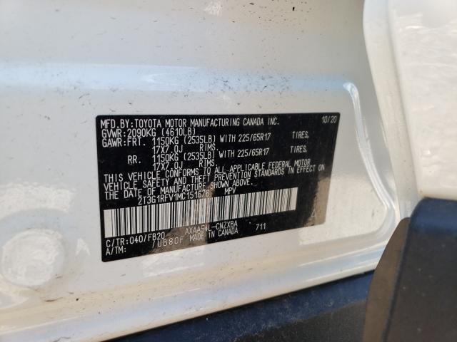 Photo 9 VIN: 2T3G1RFV1MC151676 - TOYOTA RAV4 LE 