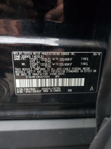 Photo 12 VIN: 2T3G1RFV2KC017644 - TOYOTA RAV4 LE 