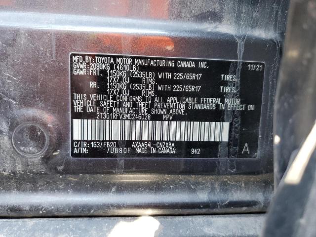 Photo 9 VIN: 2T3G1RFV3MC246028 - TOYOTA RAV4 LE 