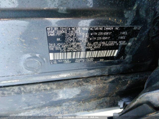 Photo 8 VIN: 2T3G1RFV3NW255280 - TOYOTA RAV4 