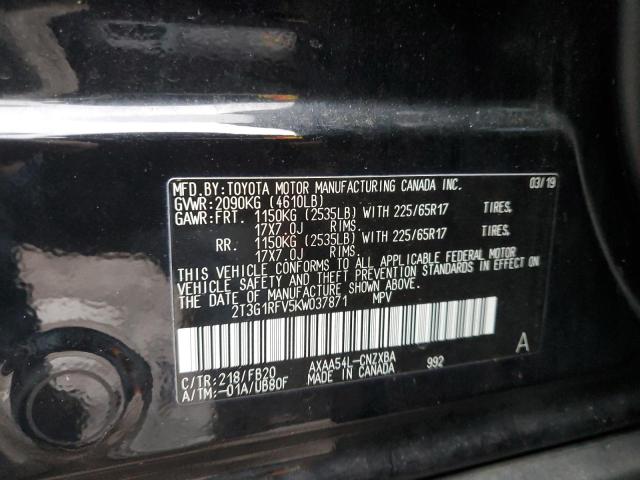 Photo 12 VIN: 2T3G1RFV5KW037871 - TOYOTA RAV4 