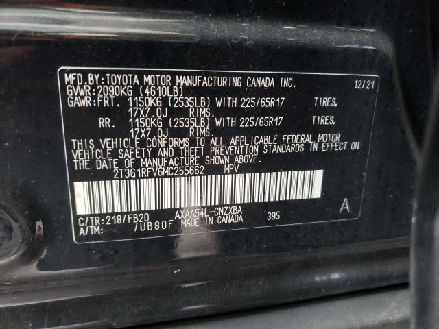 Photo 11 VIN: 2T3G1RFV6MC255662 - TOYOTA RAV4 LE 