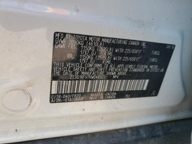 Photo 12 VIN: 2T3G1RFV7KW048922 - TOYOTA RAV4 LE 