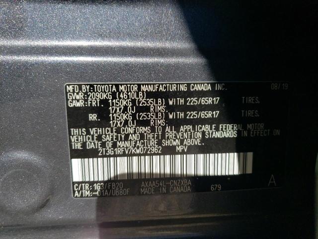 Photo 12 VIN: 2T3G1RFV7KW072962 - TOYOTA RAV4 LE 