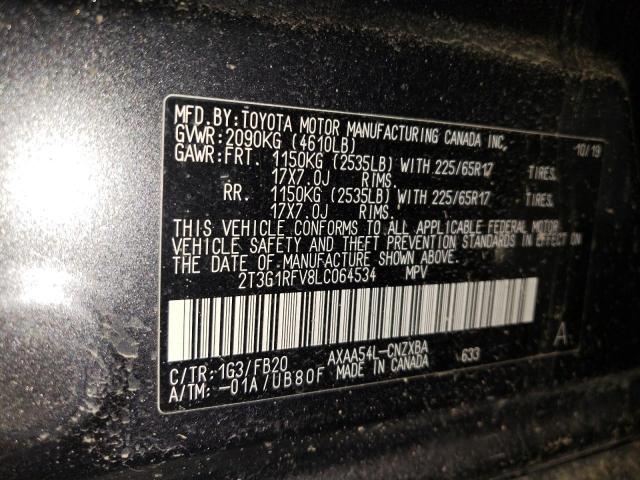 Photo 11 VIN: 2T3G1RFV8LC064534 - TOYOTA RAV4 LE 