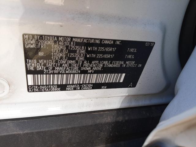 Photo 9 VIN: 2T3H1RFV0LW068824 - TOYOTA RAV4 LE 